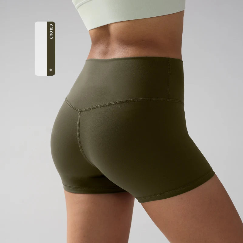 High Waisted Yoga Shorts