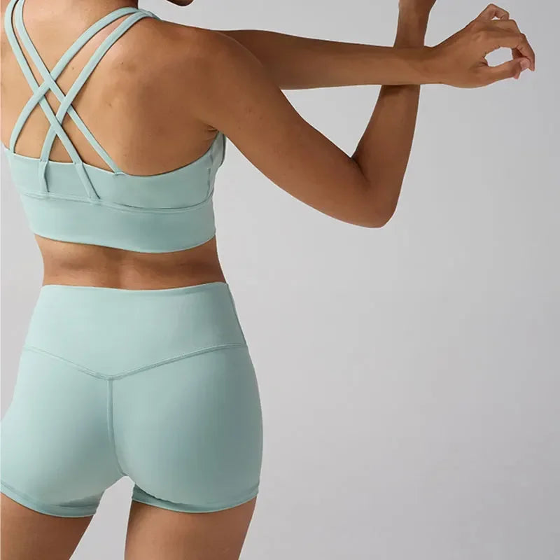 High Waisted Yoga Shorts