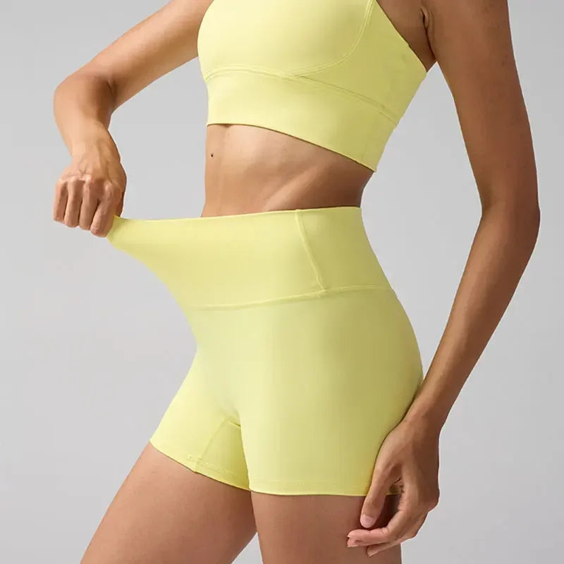 High Waisted Yoga Shorts