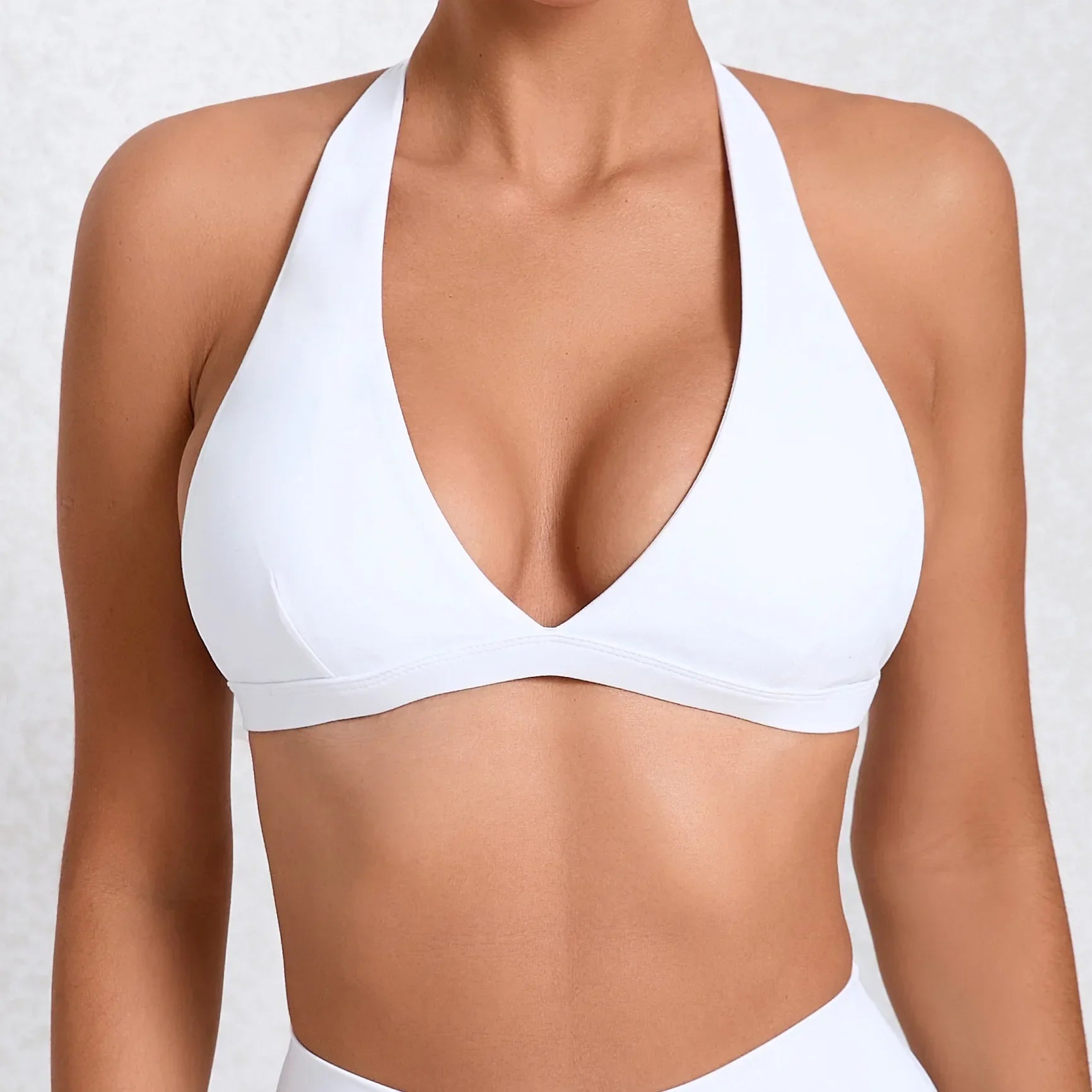 V Neck Sports Bra