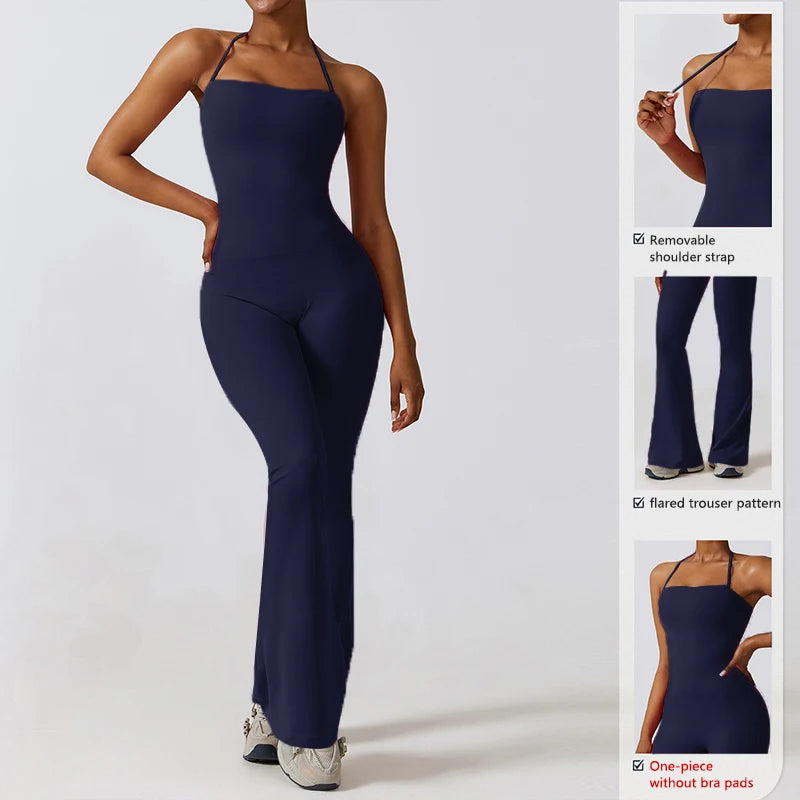 Sleeveless Yoga Jumpsuit