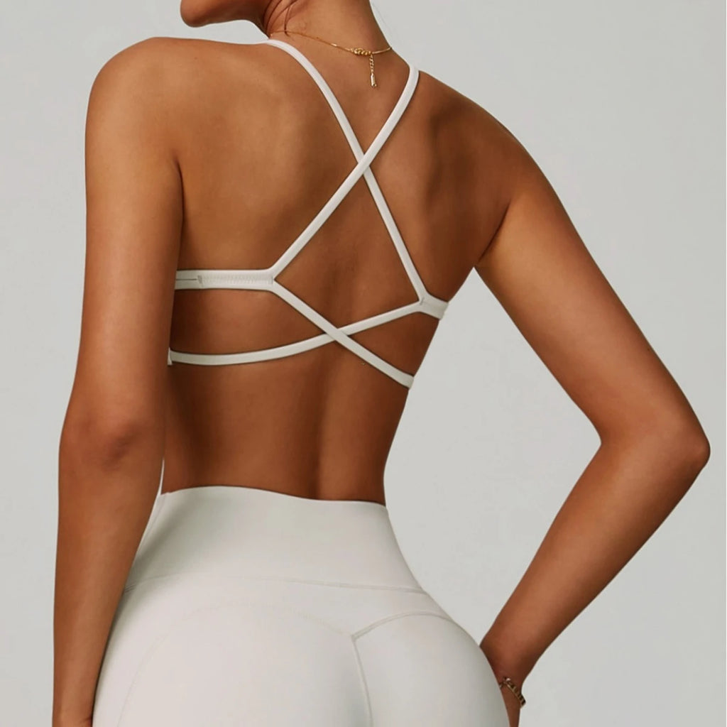 Cross Strap Sports Bra