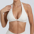 V Neck Sports Bra